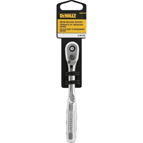 DEWALT Ratchet, Quick Release, SAE, 1/4-Inch Drive (DWMT81096) - Image 5