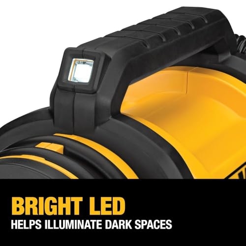 DEWALT 20V MAX Tire Inflator, Compact and Portable, Automatic Shut Off, LED Light, Bare Tool Only (DCC020IB) - Image 6