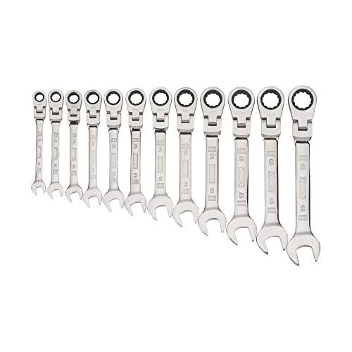 DEWALT Ratcheting Wrench Set, MM, Flexible, 12-Piece (12PC)