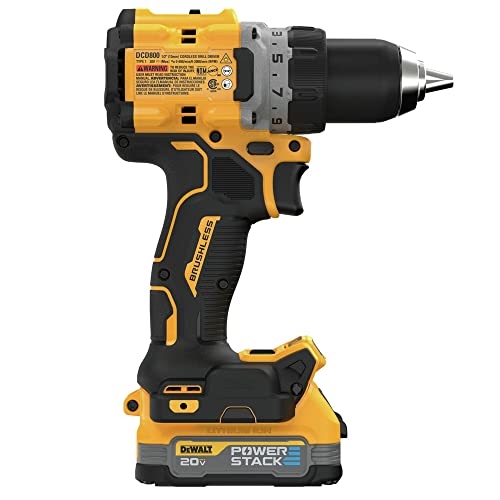 DEWALT 20V MAX XR Compact Cordless Drill and Impact Driver with Powerstack Batteries (DCD800D1E1) - Image 4