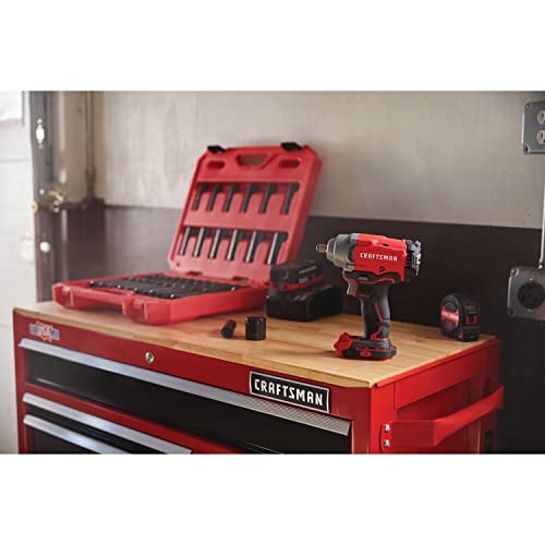 CRAFTSMAN V20 Cordless Impact Wrench, 1/2 inch, Bare Tool Only (CMCF920B) - Image 3