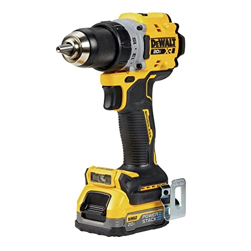 DEWALT 20V MAX XR Compact Cordless Drill and Impact Driver with Powerstack Batteries (DCD800D1E1) - Image 7