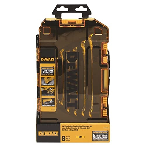 DEWALT Ratcheting Wrench Set, Metric, 8-Piece (DWMT74734) - Image 2
