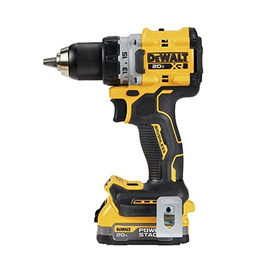 DEWALT 20V MAX XR Compact Cordless Drill and Impact Driver with Powerstack Batteries (DCD800D1E1) - Image 6