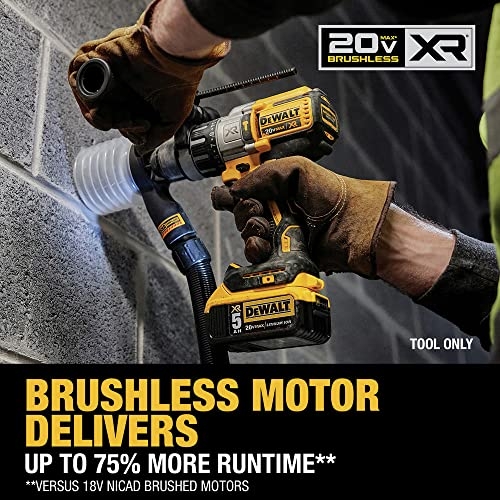 DEWALT 20V MAX XR Cordless Hammer Drill, Brushless, 3-Speed, Bare Tool Only (DCD996B) - Image 6