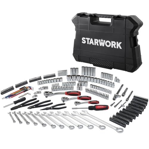 STARWORK TRUE MECHANIC™ 314-Piece Mechanics Tool Set and Socket Set, Professional Metric Set - Image 6