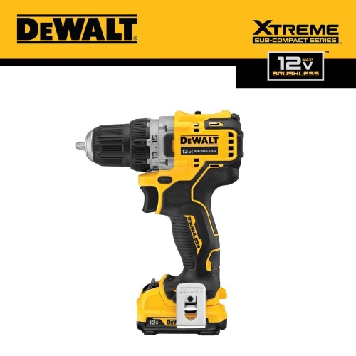DEWALT XTREME 12V MAX* Cordless Drill/Driver Kit, 3/8-Inch (DCD701F2) - Image 2