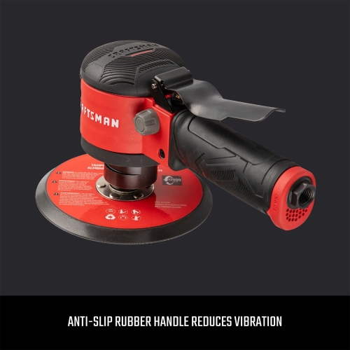 CRAFTSMAN 6-in Dual Action Sander, Swirl-Free Finish, Adjustable Speed Control, Durable Build, Ideal for Wood and Metal Projects - Image 7