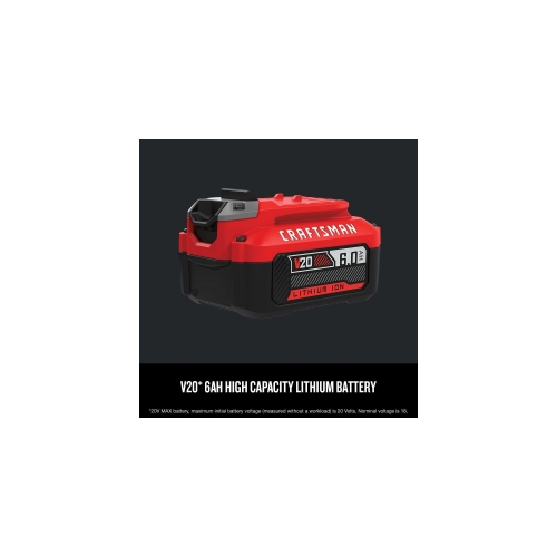 CRAFTSMAN V20 6Ah Lithium Ion Power Tool Battery (CMCB206) - Image 11