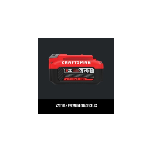 CRAFTSMAN V20 6Ah Lithium Ion Power Tool Battery (CMCB206) - Image 10