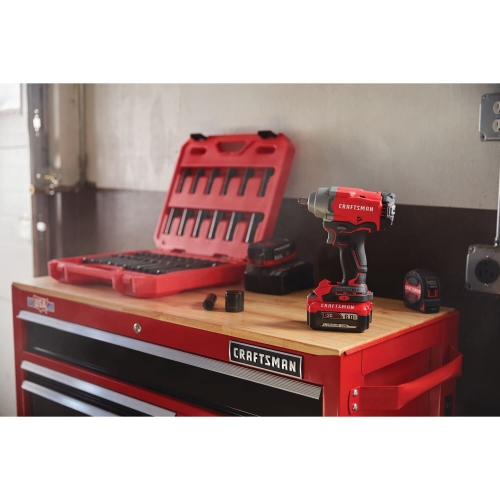 CRAFTSMAN V20 Cordless Impact Wrench, 1/2 inch, Bare Tool Only (CMCF920B) - Image 4