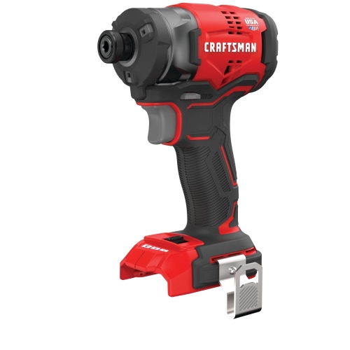 CRAFTSMAN V20 Cordless Impact Driver, 1/4 Inch, Bare Tool Only (CMCF820B)