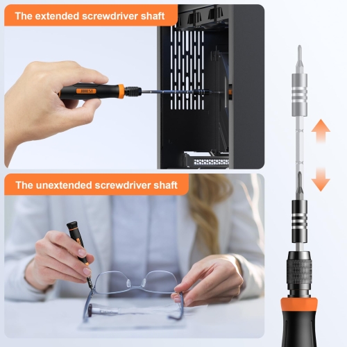 JOREST 152 in 1 Precision Screwdriver Set, Tool Gifts for Men, Magnetic Tool Kit with Torx Triwing Bits, Repair for Electronics,Macbook, Laptop, PC, RC, PS5, iphone,Jewelers, XBOX, Glasses - Image 5