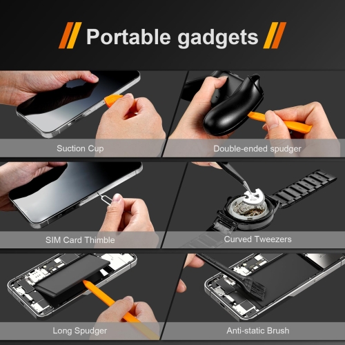 JOREST 38Pcs Small Precision Screwdriver Set with Torx T5, T6, Y00, Mini Repair Tool Kit for Macbook, Computer, Laptop, iPhone, PS4 PS5, Xbox, Switch, Eyeglasses, Watch, Ring Doorbell, Electronic, etc - Image 5
