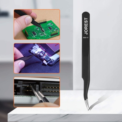 JOREST Repair Kit for Xbox One/360/X PS4 PS3 PS5, PH0 T6 T8 T10 Torx Security Screwdriver, Crowbars,Tweezers, Cleaning Tool for Controller and Console - Image 2