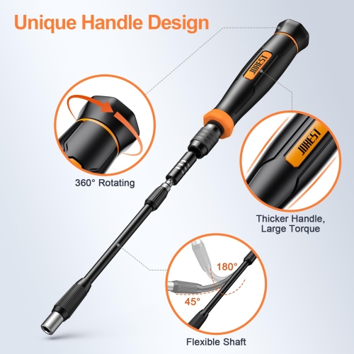 JOREST 152 in 1 Precision Screwdriver Set, Tool Gifts for Men, Magnetic Tool Kit with Torx Triwing Bits, Repair for Electronics,Macbook, Laptop, PC, RC, PS5, iphone,Jewelers, XBOX, Glasses - Image 8