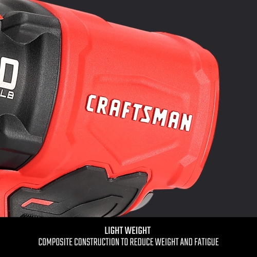 CRAFTSMAN 1/2-in 750 ft-lbs Air Impact Wrench, Composite Body, Variable Power Settings, 1/4-in NPT Air Inlet - Image 7