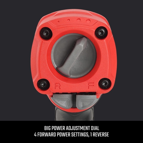 CRAFTSMAN 1/2-in 750 ft-lbs Air Impact Wrench, Composite Body, Variable Power Settings, 1/4-in NPT Air Inlet - Image 8