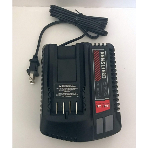 CRAFTSMAN V20 Battery Charger, LED Charging Indicator, Compatible with all CRAFTSMAN V20 Power Tool and Outdoor Tool Batteries (CMCB104) - Image 7