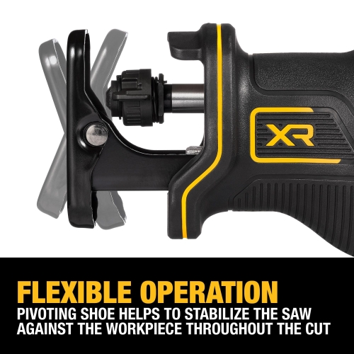 DEWALT 20V MAX XR Reciprocating Saw, Cordless, 2-Finger Variable Trigger, Keyless Blade Clamp, Bare Tool Only (DCS382B) - Image 6