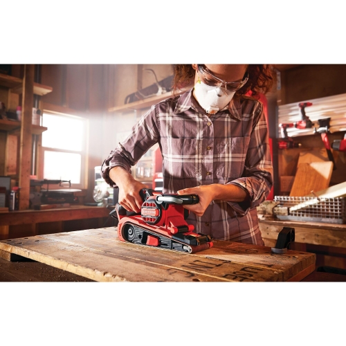 CRAFTSMAN Electric 7 Amp Belt Sander, 3-in. x 21-in., Corded (CMEW213) - Image 4
